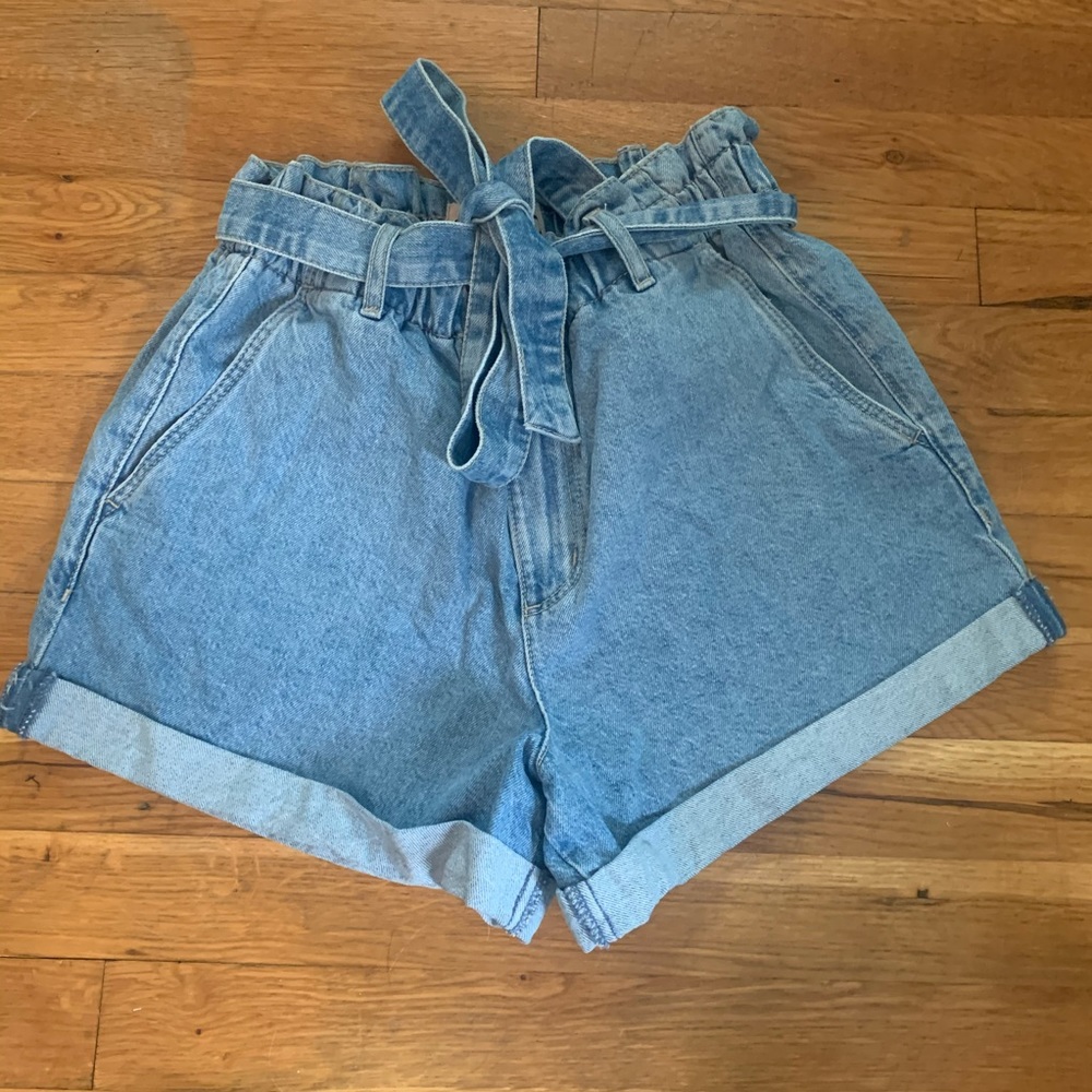 Garage high waisted mom shorts